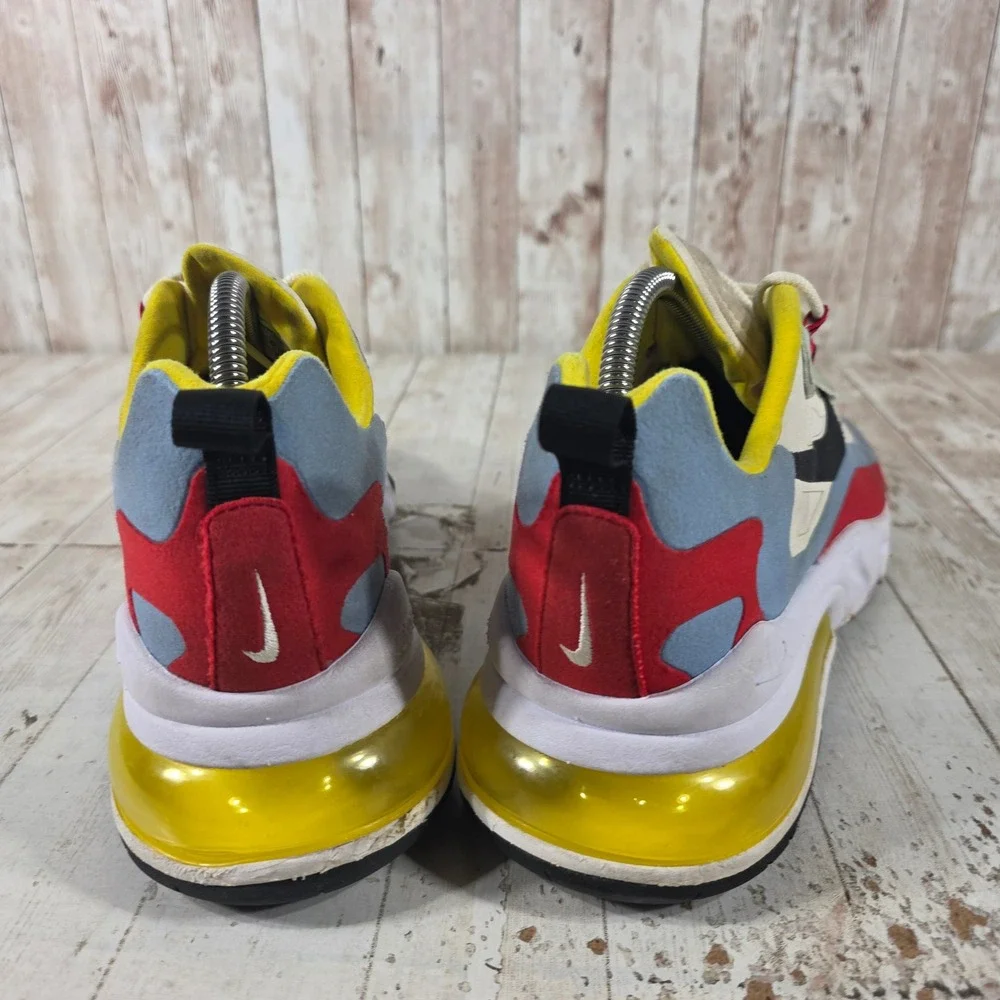 Nike Air Max 270 React Bauhaus Phantom University Gold Red AT6174-002 Womens 10_2